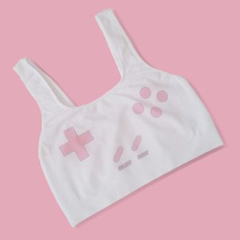 Video Game Console Crop Tops – Buttons Bralettes