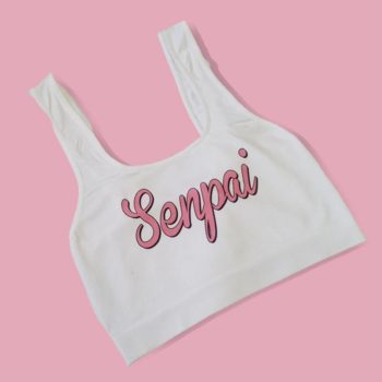 Senpai Crop Tops - Bralettes - Pink Senpai Bra