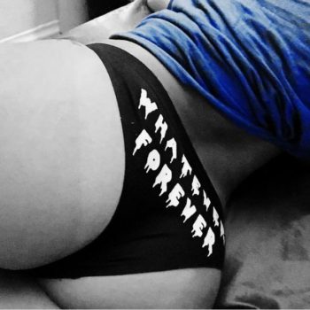 Melting Text Panties - Whatever Forever Panties