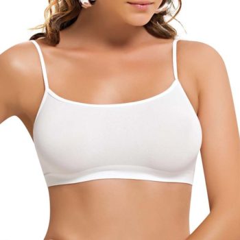 spaghetti strap seamless bra tank top